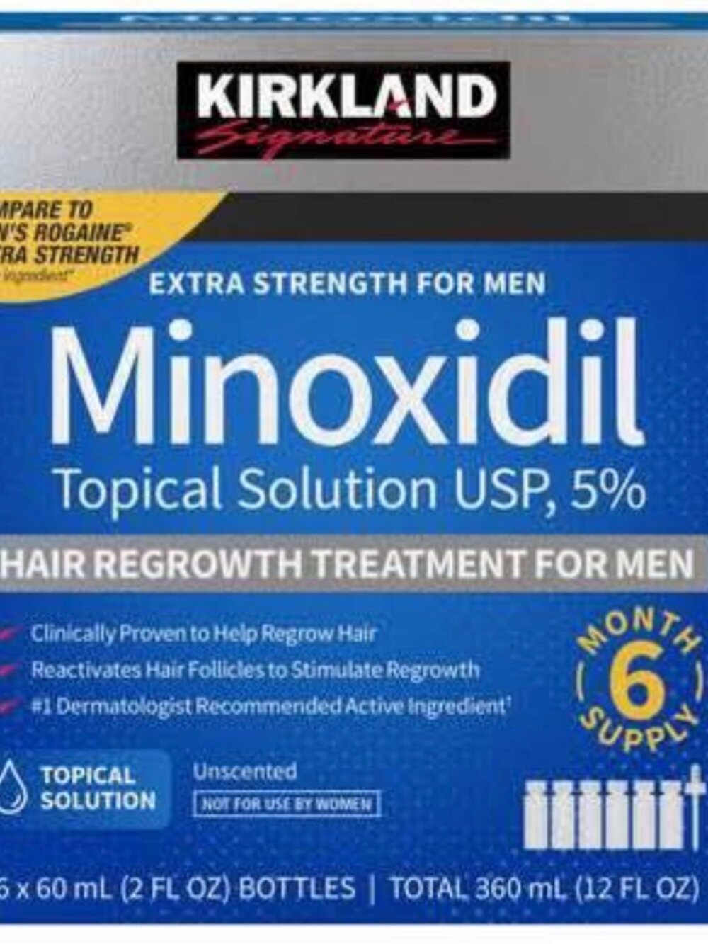 SEALED MINOXIDIL 5% — 6 MONTH SUPPLY